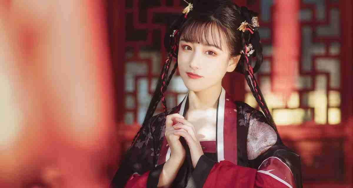 文艺古风 可爱 古装美女 俏皮