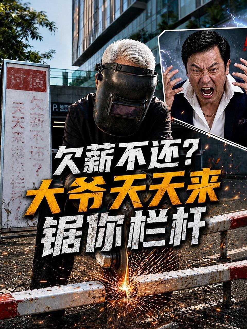 欠薪不还？大爷天天来锯你栏杆