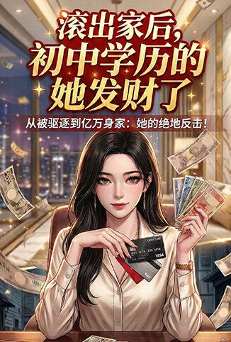 滚出家后，初中学历的她发财了