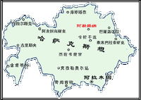 哈萨克斯坦地图