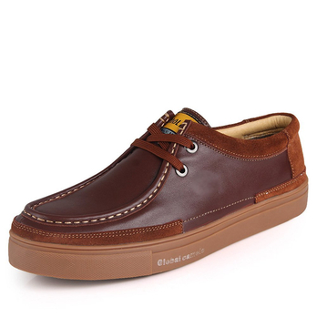 森 商务休闲中年男士真皮皮鞋潮流小码男鞋36