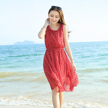 华衣舍2014夏装新款韩版波西米亚<em>短裙海边</em>度