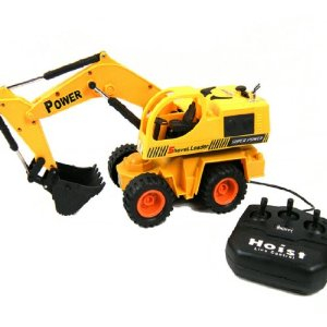 RD 仁达 儿童玩具 线控 电动工程车 挖土机模型