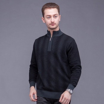 恒源祥 专柜正品防伪 2013秋冬<em>中老年</em>男装<em>拉链</em>