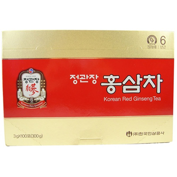 韩国原装进口正官庄牌高丽参茶(盒装 3g*100袋