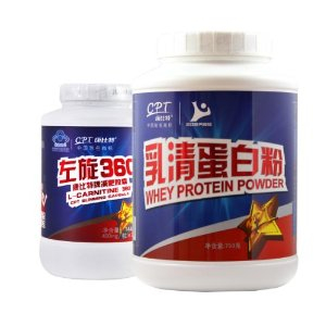 CPT 康比特 左旋肉碱 360粒+ 乳清蛋白粉 750