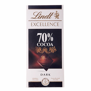 LINDTLindt瑞士莲特级排装70%可可黑巧克力1