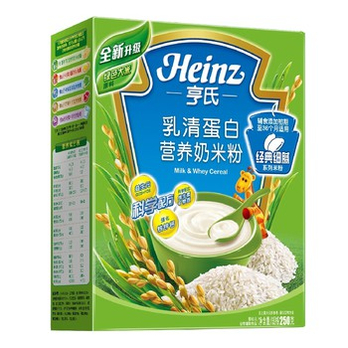 亨氏 Heinz乳清蛋白营养奶米粉250g(辅食添加