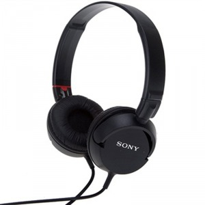 SONY 索尼 MDR-ZX100 头戴式监听耳机 黑色