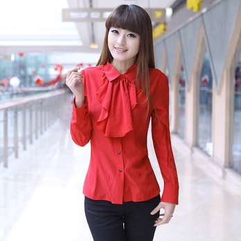 蝶恋 DIELIAN 2013<em>春装</em>新款<em>女装衬衣</em> 韩版长袖