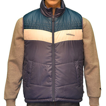 Adidas 男士 时尚开襟<em>羽绒马甲</em> <em>尺码</em>【L】(美国
