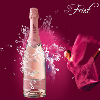 菲斯特 德国原瓶进口 Feist 公主桃红干型起泡酒