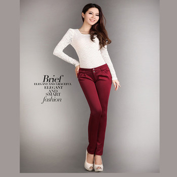 名流都会2014春装上新修身<em>小脚裤休闲裤女</em>长