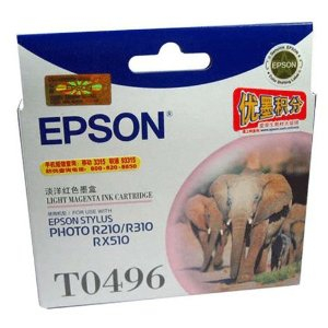 Epson 爱普生 EPSON 打印机墨盒 T0496 淡红