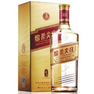 五粮液2013尖庄新品绵柔金标42度500ml 国川