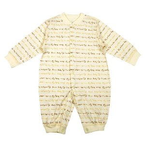 凡爱宝贝婴幼儿服装英文字母闭裆哈衣FEAFJ