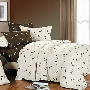卡蓓莱 全棉时尚清新床上用品四件套 初冬韵律