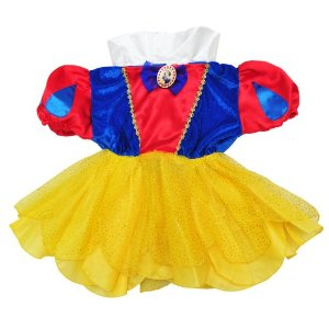 迪士尼 白雪公主小甜心裙子 1-2岁 附带发夹和