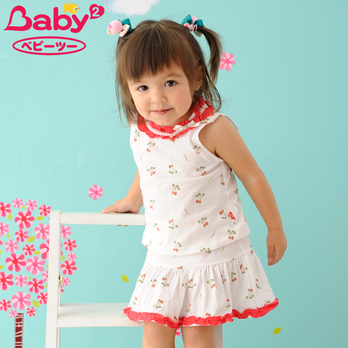 博士蛙 Baby2夏季婴幼儿裙装两件套YXB3920
