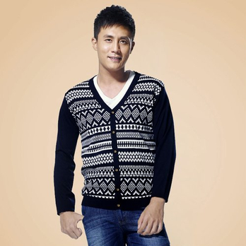 <em>海澜之家</em> 毛衣男装<em>开衫</em>外套休闲针织衫 HNZA