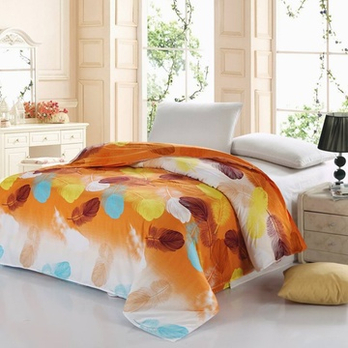 皇家皇朝 活性芦荟绒单双人被套(金色年华 1.6