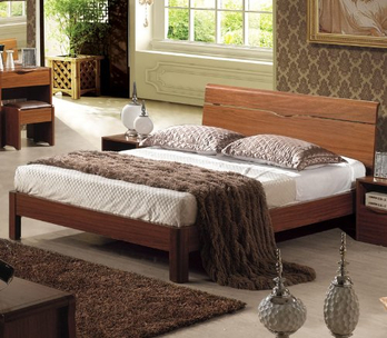 巢木良品 简约现代中式家具 1.2实木床1.5m特