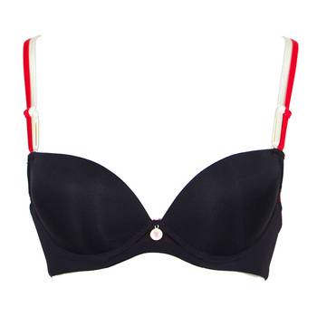 Siti诗婷 聚拢定型中厚<em>A杯</em>糖果色<em>文胸</em> 3/4罩杯 