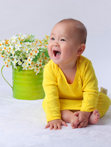 【ECOH生态家】有机棉竹<em>婴儿连体睡衣</em>