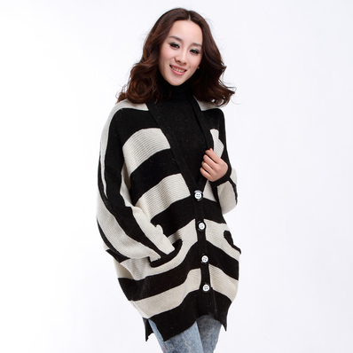 my2078 专柜正品 女装 2012新品 <em>条纹蝙蝠袖</em>宽
