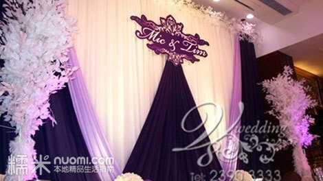 婚礼策划套餐!超大舞台、绚丽背景,预定可免费