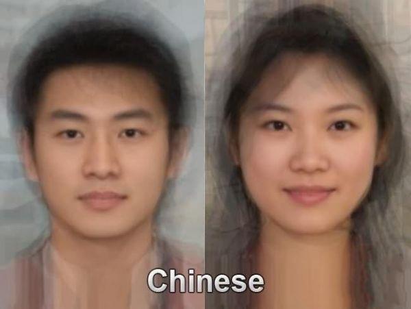 世界各地人的平均长相:看来看去还是中国人顺