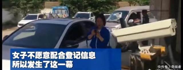 严夫人第二奔驰女堵门辱骂保安,叫嚣自己是市