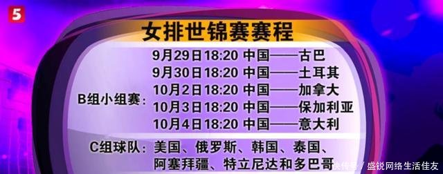 女排世锦赛明天打响,CCTV5全程直播,前美女队