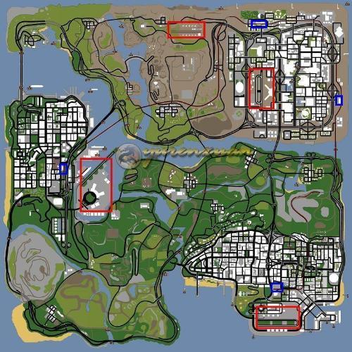 侠盗猎车手圣安地列斯废墟机场南面在哪_365