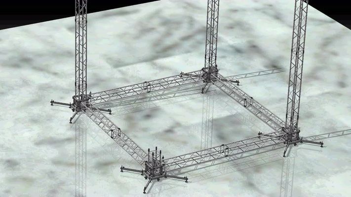 舞臺(tái)桁架安裝視頻