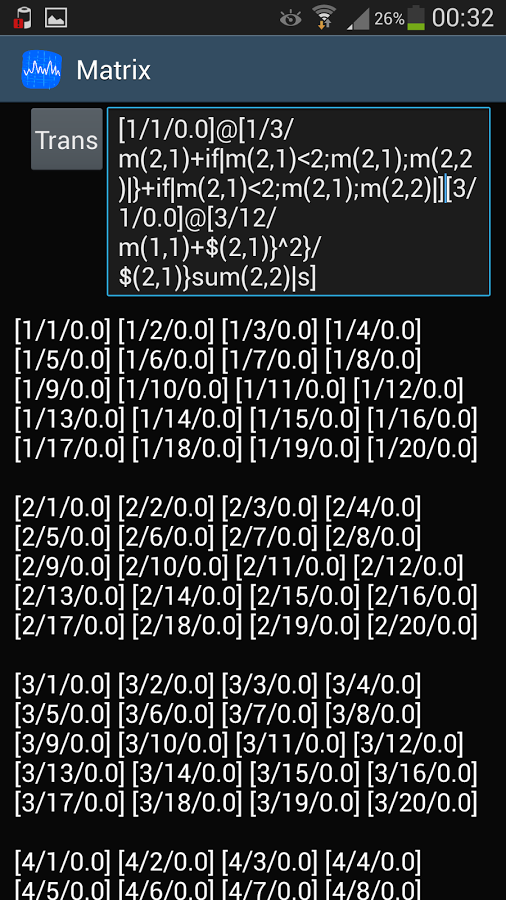 矩陣的科學計算器截图1