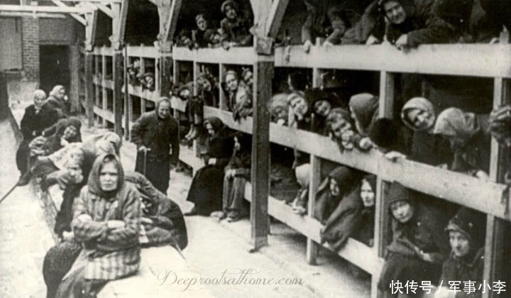 希特勒建立的纳粹德国集中营旧照，被关犹太人个个只剩下皮包骨!