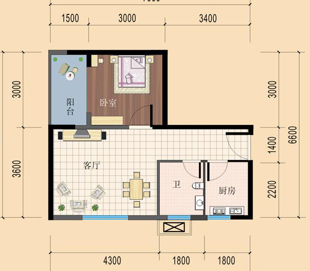 8x8两层楼房设计图