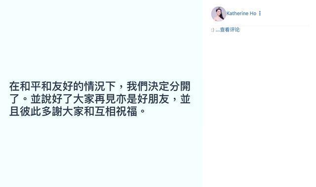 结婚不到一年,前港姐何艳娟与百亿富商离婚,差