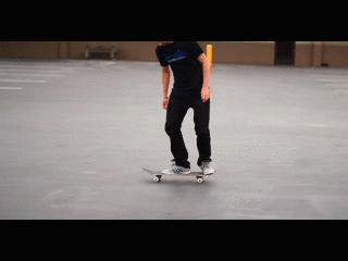 gif图解 教你如何玩滑板!