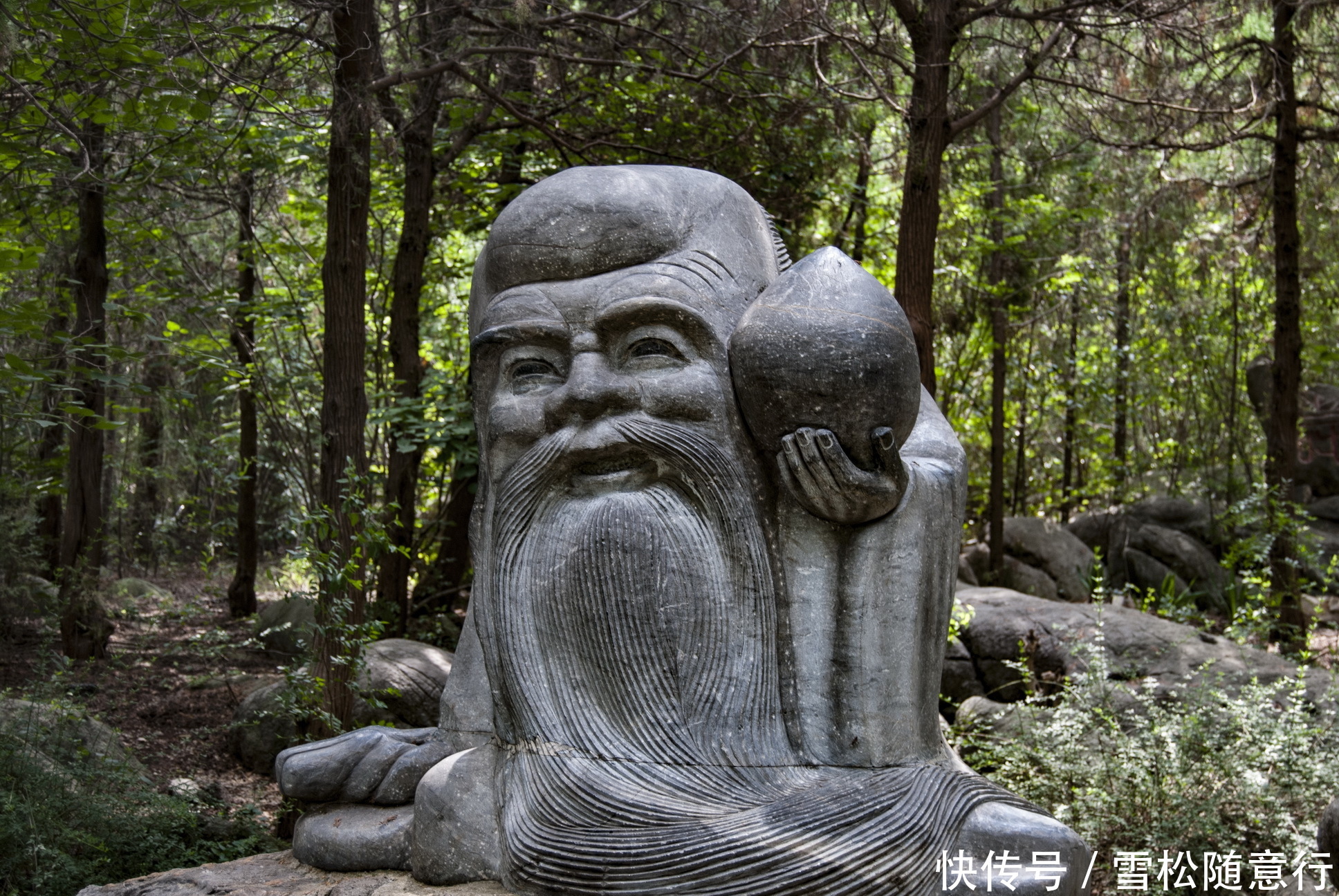 徐州泉山森林公园的百寿园有100多石刻寿,欢