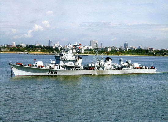 051"级("旅大"级)驱逐舰的最新改良型,西方称之为"旅大iii"级;由大连