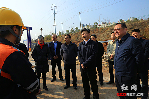 新春上班第一天 娄底书记市长调研项目建设