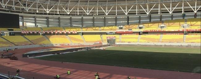 开始施工了!曝武汉卓尔主场启动草皮更换,距下