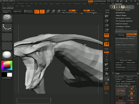 zbrush模型-女妖翼兽