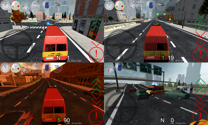 Duty Driver Firetruck LITE截图20