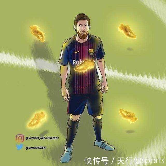 球王不老! 梅西夺第5座欧洲金靴, 没兴趣成为史