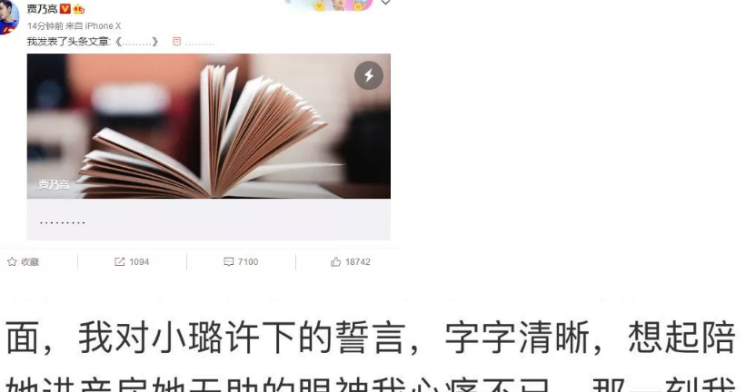 贾乃亮承认离婚了，    我一个人过的很好？