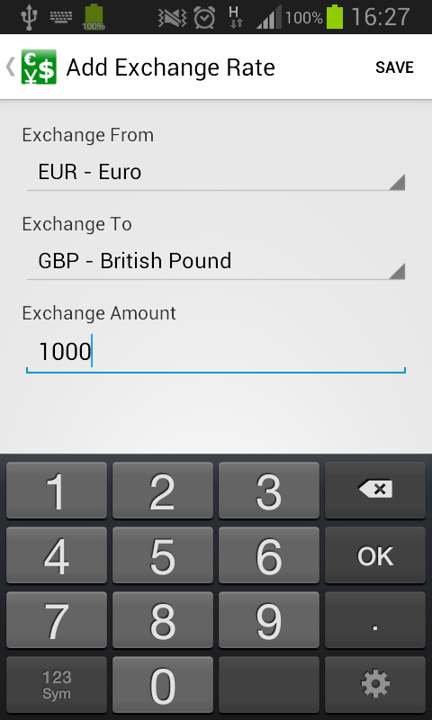 Exchange Rate Manager截图2