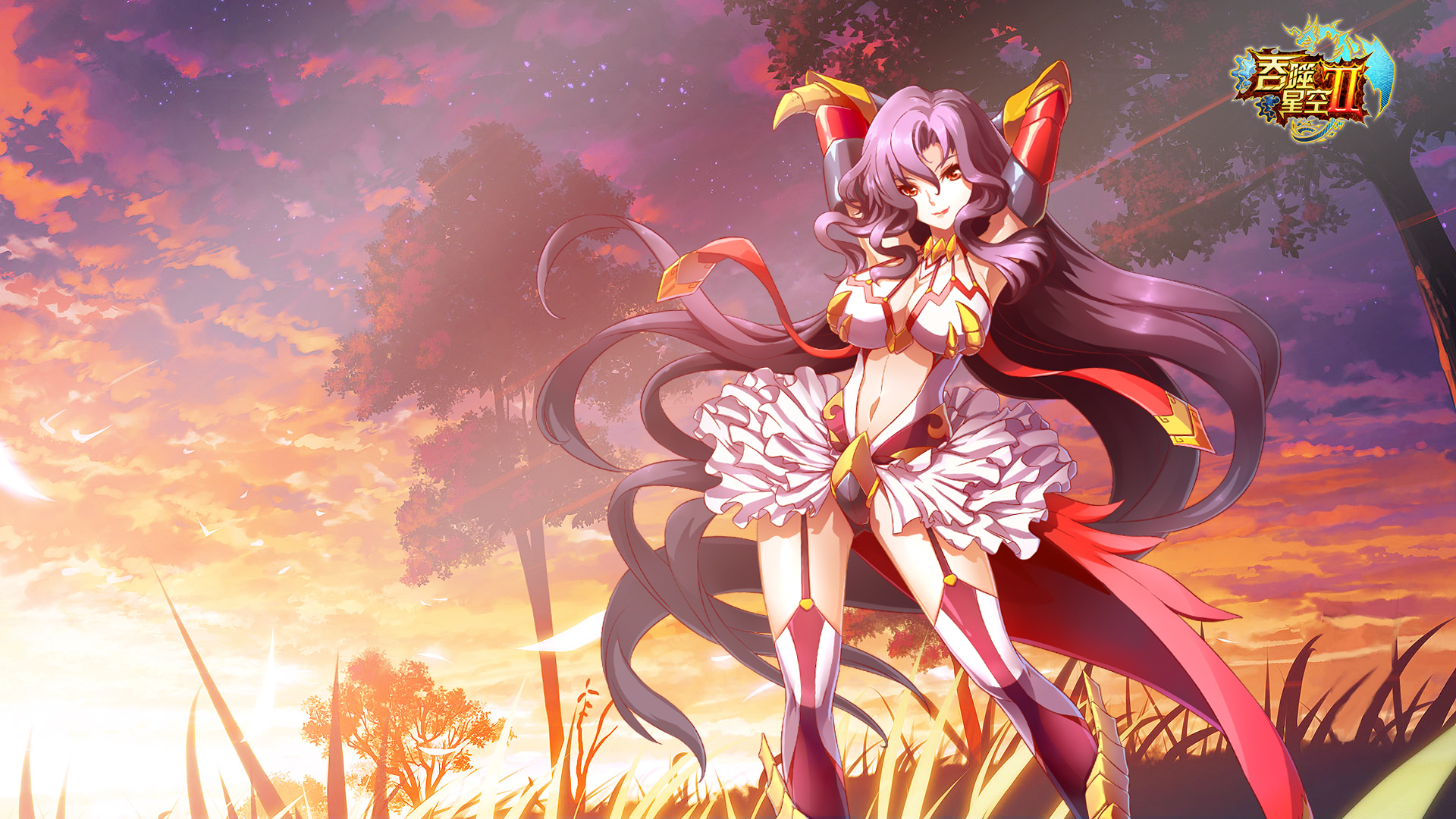 360壁纸有一个拿着一把剑的红衣美女是谁?